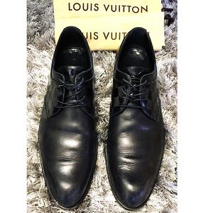 LOUIS VUITTON Mens Dress Shoes w Tree 12 38420